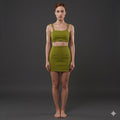 Short bodycon skirt and top Set