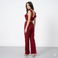 Long bodycon Crop Top and pant set.