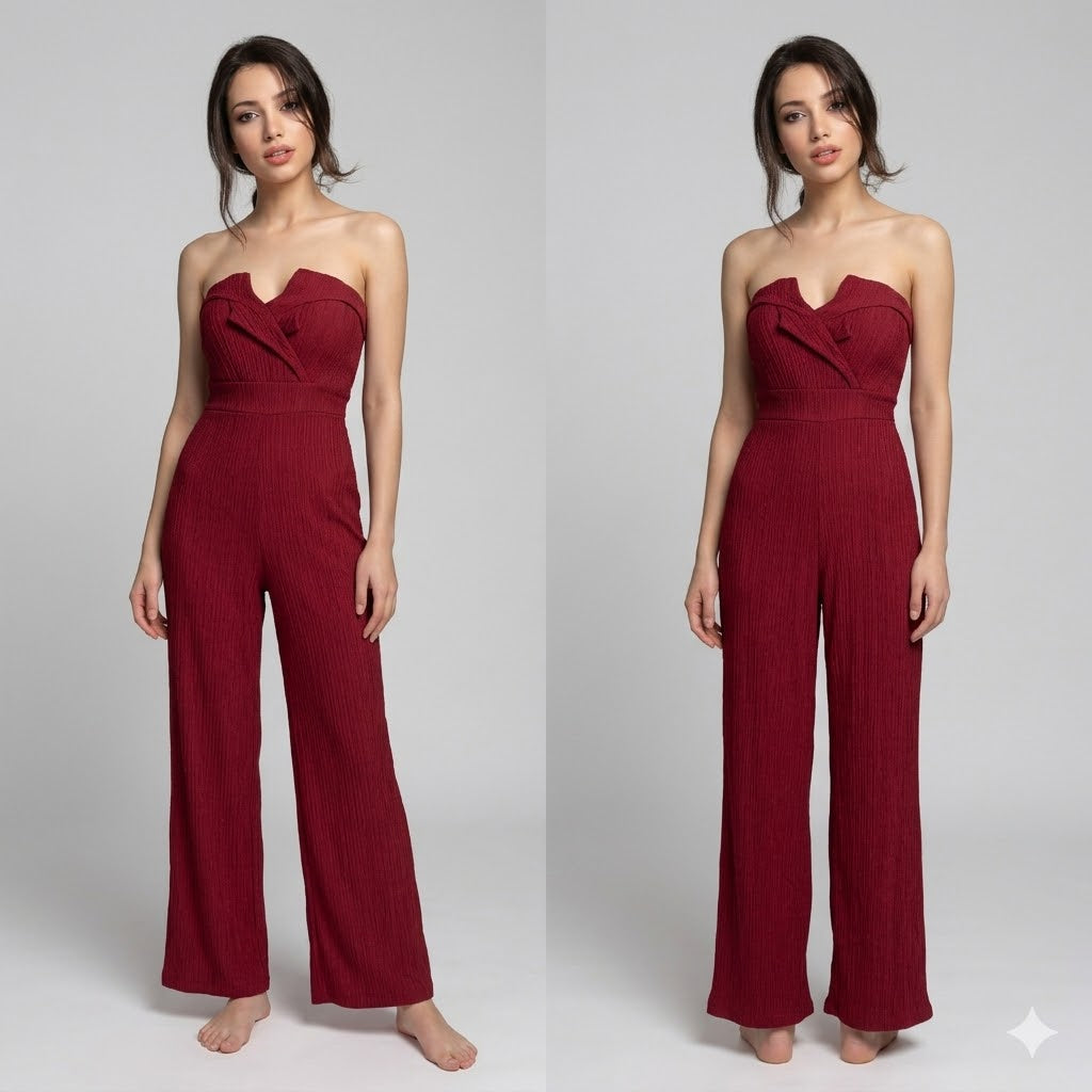 Strapless Jumpsuits